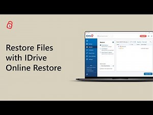How to Restore Files/Folders from IDrive Cloud Account | IDrive Online Restore
