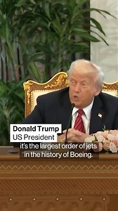 Boeing won an order from Qatar Airways for 160 aircraft during President Trump’s visit to the region. "It’s the largest order of jets in the history of Boeing," Trump said Wednesday in Doha http://bloom.bg/4kkMjs5 | Bloomberg