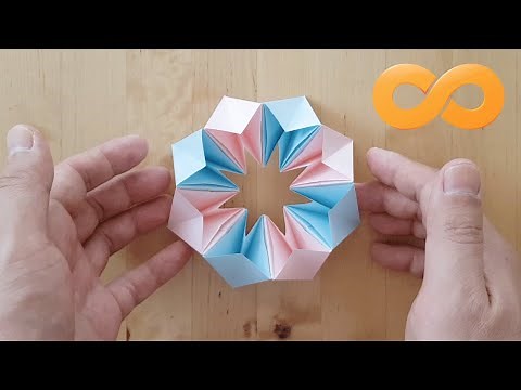 [EASY] Infinite Rotating Paper Toy Origami