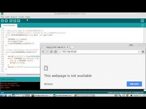 Arduino + ESP8266 - a simpe web server response with HTML