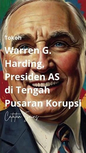 Warren G. Harding, American President in the Midst of a Corruption Vortex #liststory #history #to...