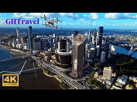 The best aerial views of Brisbane city (Australia) in 4K!