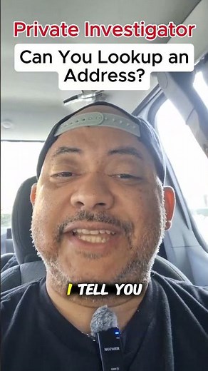 Reverse Address Lookup Private Investigator