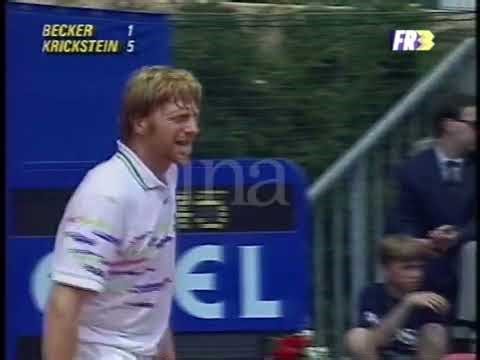 Monte Carlo 1992 3R Krickstein vs Becker