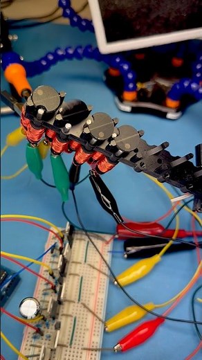 3D Printed flipdot display module testing. #engineering #3dprinting #maker #electronics #diy