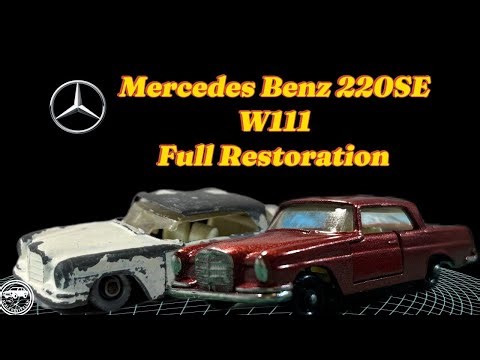 Mercedes-Benz 280 SE FULL Restoration, Lesney Matchbox Series No: 53 