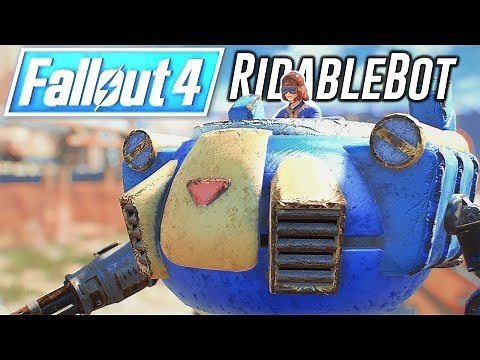 Fallout 4 - RIDABLE BOTS - Ride Giant Sized Robots - Become Mechromancer - DLC Robot Builds