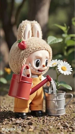 Labubu’s Little Garden Moment 🌼 | Cinematic Cute Animation
