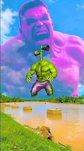 Transform into pink hulk to destroy siren head hulk avenge ant man, spider man, batman