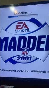 Madden 2001 in 1 minute 🏈