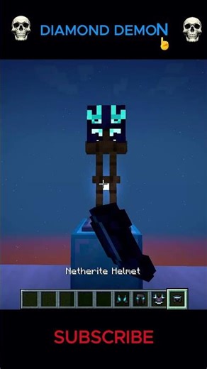 DIAMOND DEMON IN MINECRAFT !! #minecraft #gaming #hacks #minecraftgaming