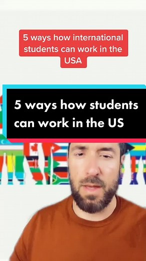 Ways International Students Can Work in the USA