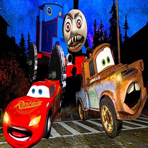 31K views · 331 reactions | Lightning McQueen and Mater VS Thomas Monster Pixar cars in BeamNG.drive | Beamng Game | Facebook