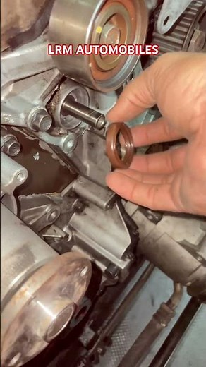 Pajero Sport Engine Front Oil Leak Fix | 4D56 Genuine Seal Replacement #pajerosport