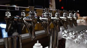 Six Chrome Bar Taps Row Stock Footage Video (100% Royalty-free) 1065976117 | Shutterstock