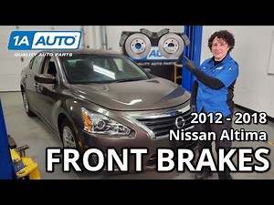 How to Replace Front Brakes 2012-2018 Nissan Altima