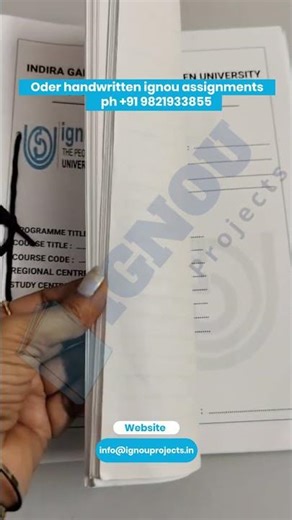 Unlock the secret to scoring 90+ marks in your IGNOU assignments! 🎓✨
