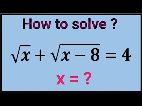 Nice Square Root Algebra Math Simplification | Algebra | Find the value of x ?