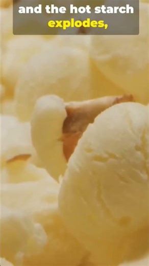 Popcorn pops 🍿=mini science experiment. #Science #Popcorn #DidYouKnow #FoodFacts #sciencefacts #food