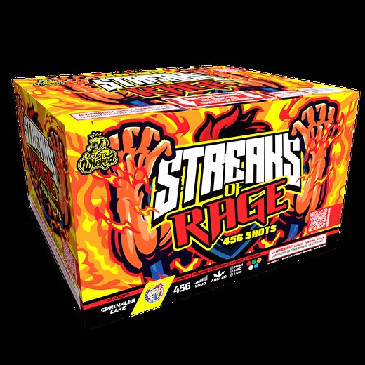 STREAKS OF RAGE - Sky King Fireworks