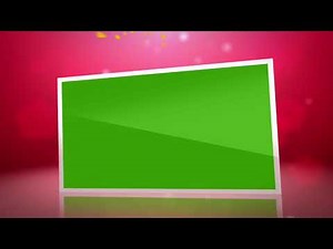 Wedding Slideshow Greenscreen Remake with Frame Royalty Free AE Template #2