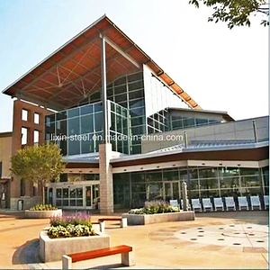 [Hot Item] Fashion Design Steel Frame Office Shopping Mall Prefabricated Building