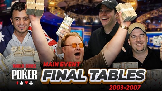 POKER GO|The Poker Boom! EVERY WSOP Main Event Final Table! (2003–2007)