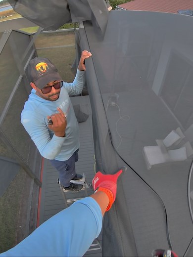 15 reactions | Full rescreen in progress. Fresh mesh, perfect tension, clean edges. Another quality job by Quick Screen Fix. Call us today (813) 600-5975 #Rescreen #ScreenRepair #PoolEnclosure #LanaiLife #ScreenReplacement #ScreenInstaller #PhiferMesh | Quick Screen Fix | Facebook