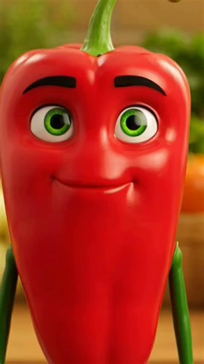 “This Chili Pepper Thinks It’s Hot… And It Means BEAUTIFUL 🌶️😂” #funnyvideo #chilipepper #foodcomedy