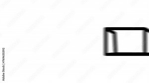 Animation set, football goal symbol. Animations: transparency, zooms, transition top to down, transition left to right, slide up to down, slide left to right