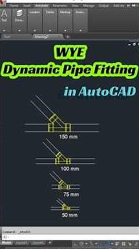 AutoCAD Plumbing | #autocad #shorts