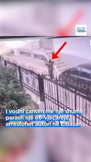 Euronews Albania on Instagram: "Policia e Elbasanit këtë të martë ka vënë në pranga një 52-vjeçar, i dyshuar se i ka vjedhur me dhunë çantën me një shumë parash një 66-vjeçareje. Në kuadër të operacionit të koduar ‘Identifikimi’, u arrestua shtetasi G. F., 52 vjeç, banues në Elbasan. Sipas raportimeve nga policia, dyshohet se 52-vjeçari ditën e djeshme, rreth orës 09:00, në lagjen “Visarion Xhuvani”, në rrugë, i ka vjedhur me dhunë shtetases F. S., 66 vjeçe, çantën e dorës, në të cilën ajo kisht