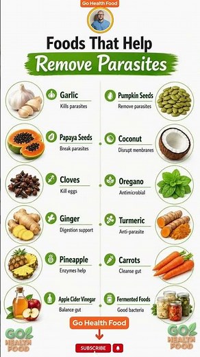 10 Miracle Foods That Flush Out Parasites Naturally