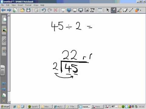Division - remainders as fractions