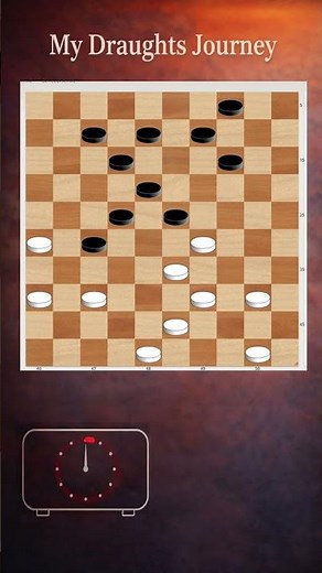 This position has a devastating winning move #checkers #puzzle #boardgames