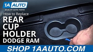 How to Replace Rear Cup Holder 2002-10 Dodge Ram