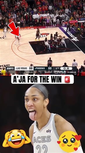 A’ja Puts the Aces Up 3-0 in the Finals 🔥#PlayoffPerformance #AcesOnFire
