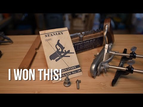 Rare Stanley No. 50 Combination Plane – Complete with All Cutters & Original Box! | Auction Find #2