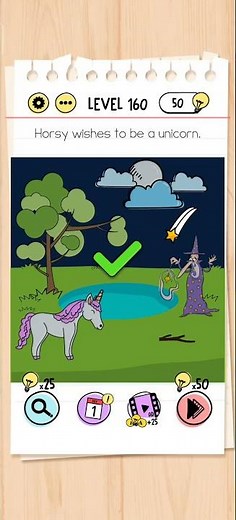 Brain Test Level 160 Solution & Walkthrough | Tricky Puzzles (Android & iOS Shorts)