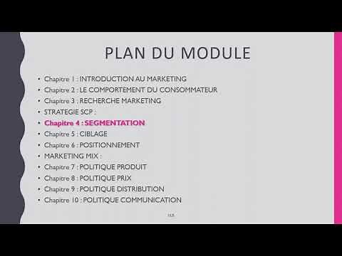 Marketing TSGE - Chapitre 4 : Segmentation