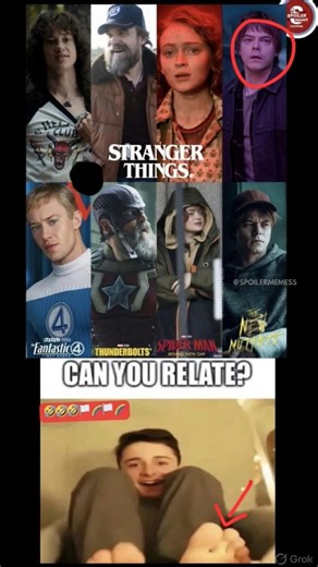 Why Is The Upside Down Crew Joining The MCU? 😂 Stranger Things Cast Is Winning 😂 #strangerthings #yt