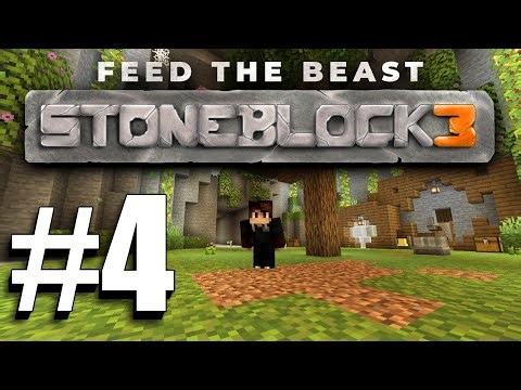 Fully Automated Crushing Wheels | FTB StoneBlock 3 - Ep 4 | Modded Minecraft 1.18.2