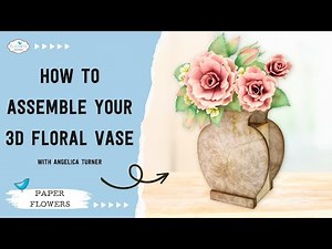 How to Assemble Your Elizabeth Craft Designs MDF Floral Vase!