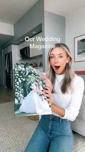 Still thinking about what to do with your wedding photos? Check out @MILK Photo Books & Albums and turn your photos into a magazine. Use code SARAHM20, link in bio #MILKbooks #weddingphotos #weddingtok #weddingalbum