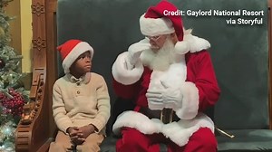 26K views · 1.4K reactions | 'TOUCHES MY HEART': Santa uses American Sign Language to communicate with deaf and hard-of-hearing children to celebrate the Christmas holiday at Maryland's Gaylord National Resort. | Fox News | Facebook