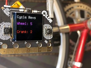NEW GUIDE: Bluetooth Cycling Speed & Cadence Sensor Display with Clue @adafruit @johnedgarpark #adafruit
