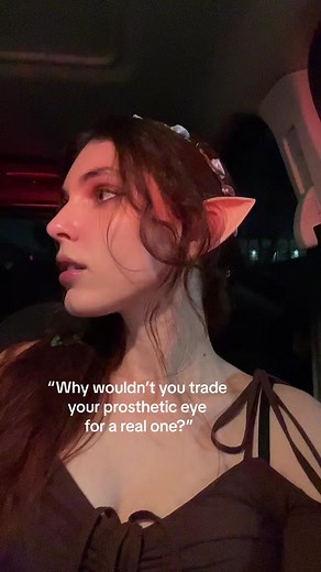 Two words: Character Customization 🧚‍♀️ #halloween #bodypositivity #prostheticeye