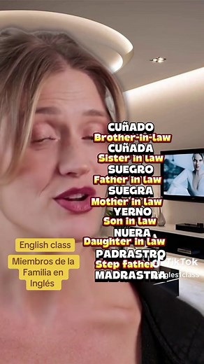 Miembros de la familia en inglés - Clase de inglés