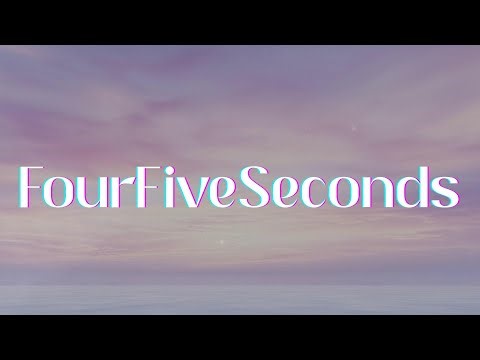 Rihanna - FourFiveSeconds (Lyrics)