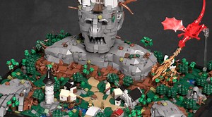 This microscale fantasy LEGO build is anything but micro